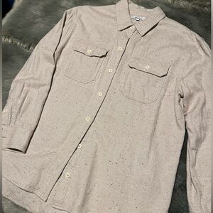 Madewell Donegal Flannel Kentwood Oversized Shirt-Jacket